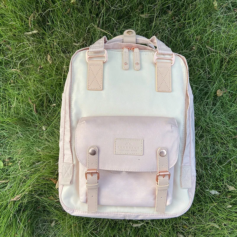 Women's & Men's & Doughnut Macaron Color Portable Gymnastic Backpacks