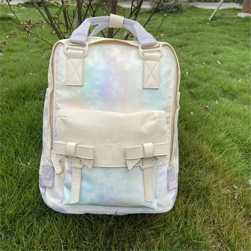 Women's & Men's & Doughnut Macaron Color Portable Gymnastic Backpacks