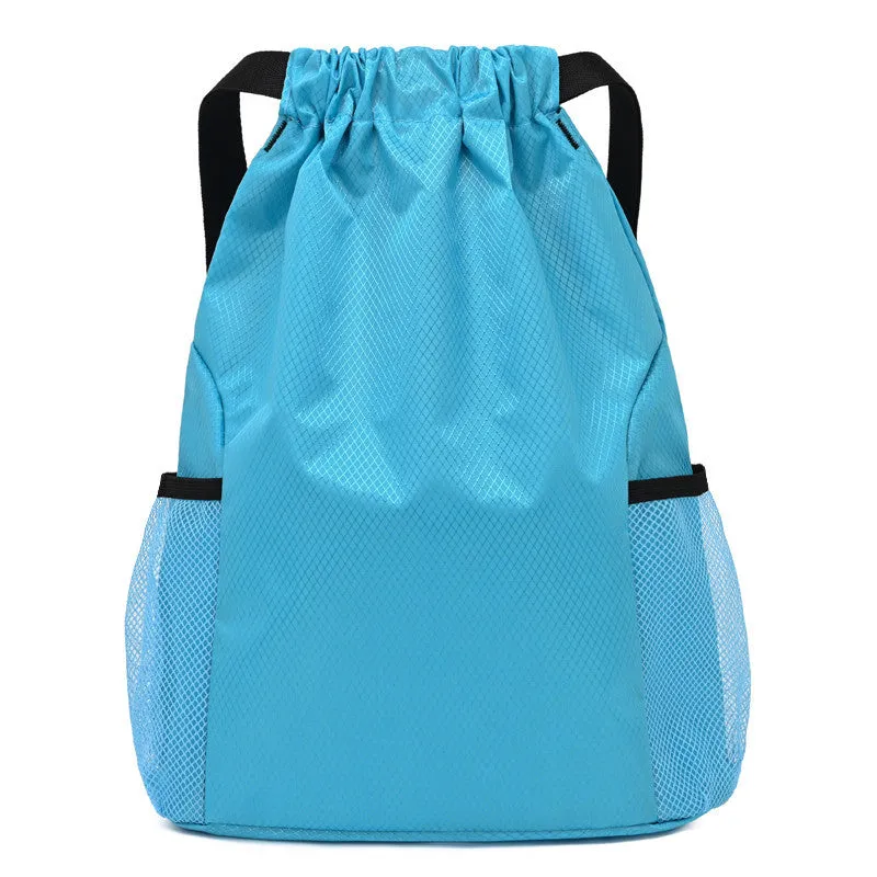 Women's & Men's & Fixed Drawstring Large Capacity Fitness Backpacks