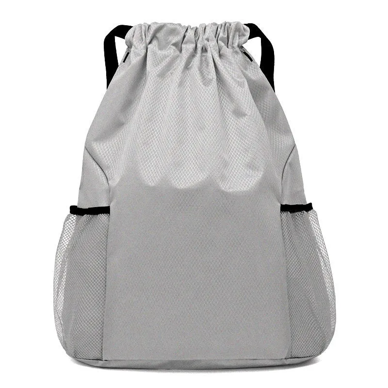 Women's & Men's & Fixed Drawstring Large Capacity Fitness Backpacks