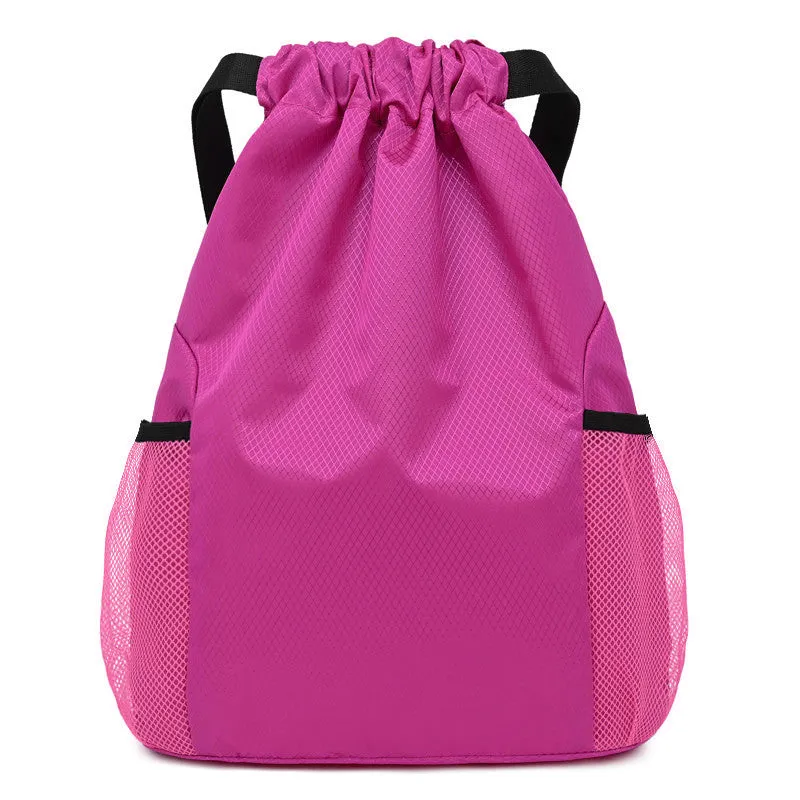 Women's & Men's & Fixed Drawstring Large Capacity Fitness Backpacks