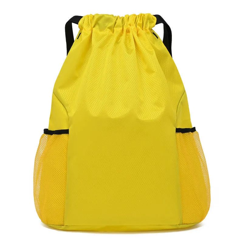 Women's & Men's & Fixed Drawstring Large Capacity Fitness Backpacks