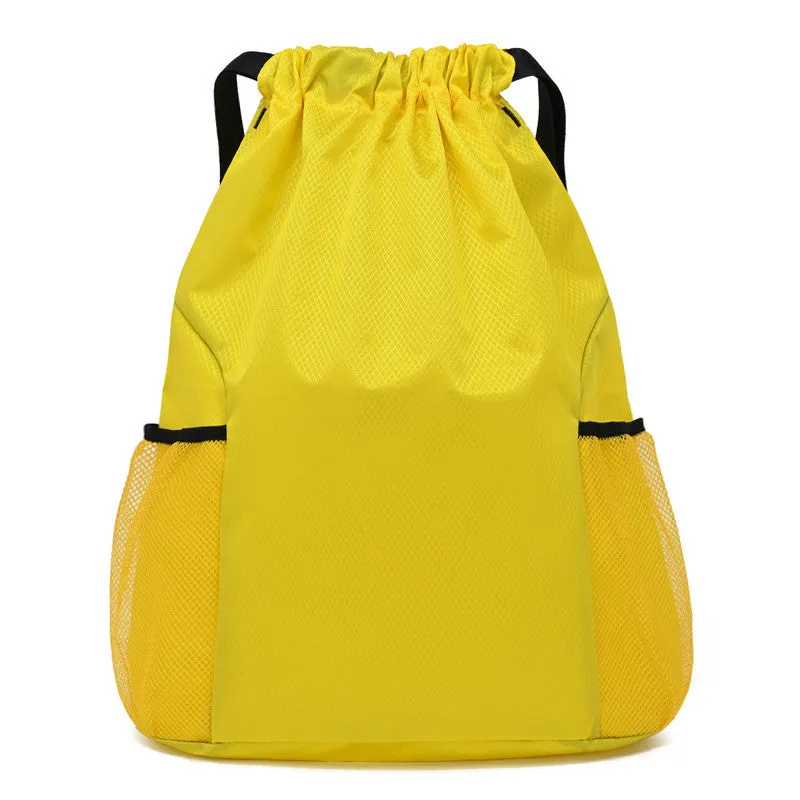 Women's & Men's & Fixed Drawstring Large Capacity Fitness Backpacks