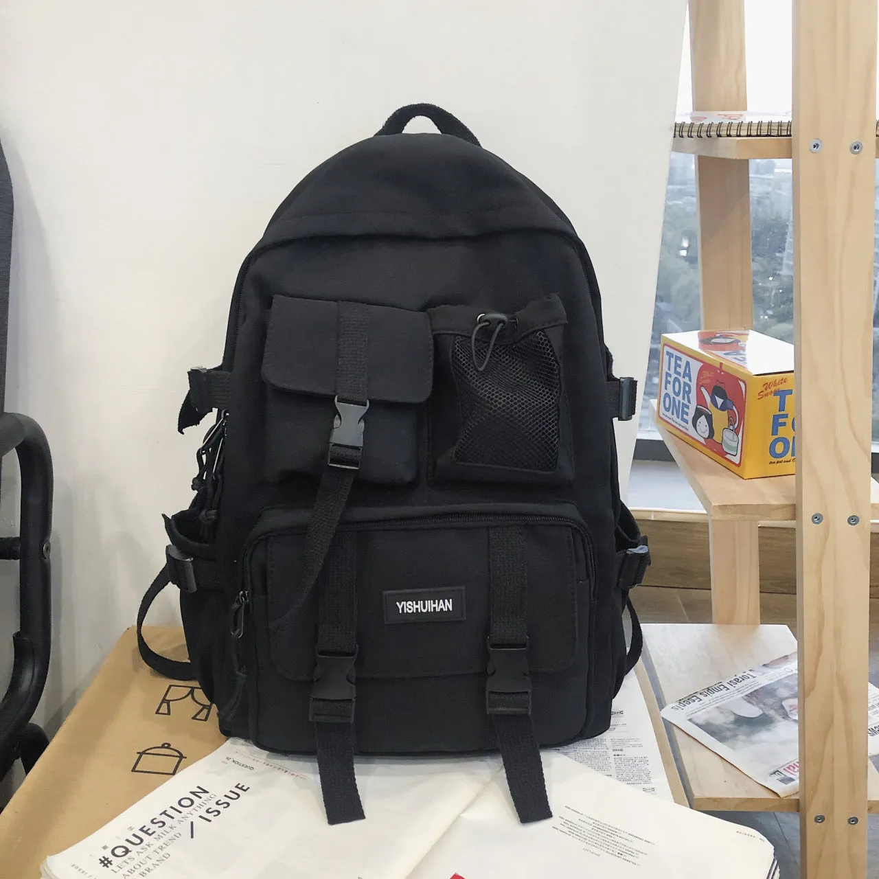 Women's & Men's & Korean Large Capacity Junior High Backpacks