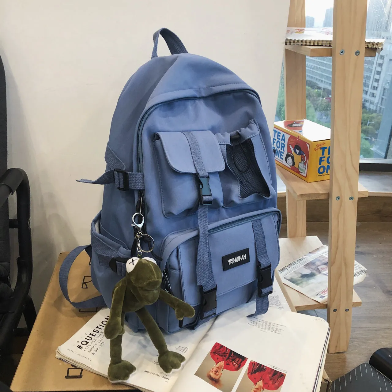 Women's & Men's & Korean Large Capacity Junior High Backpacks