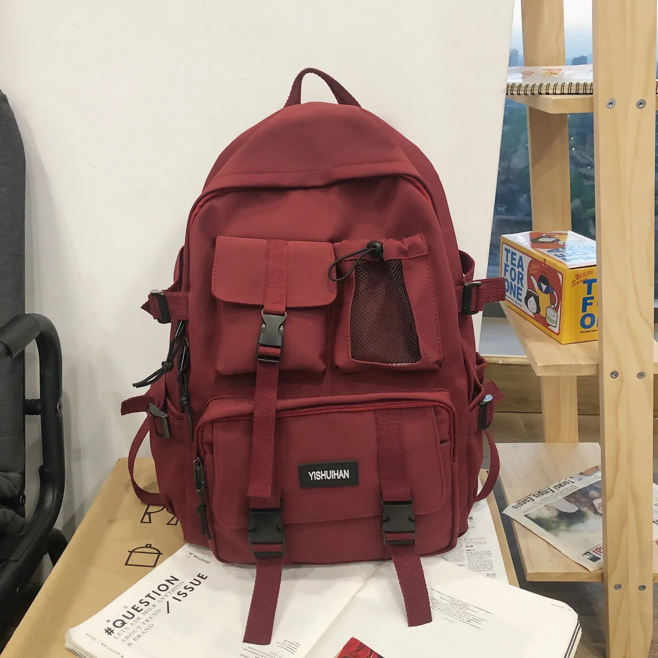 Women's & Men's & Korean Large Capacity Junior High Backpacks