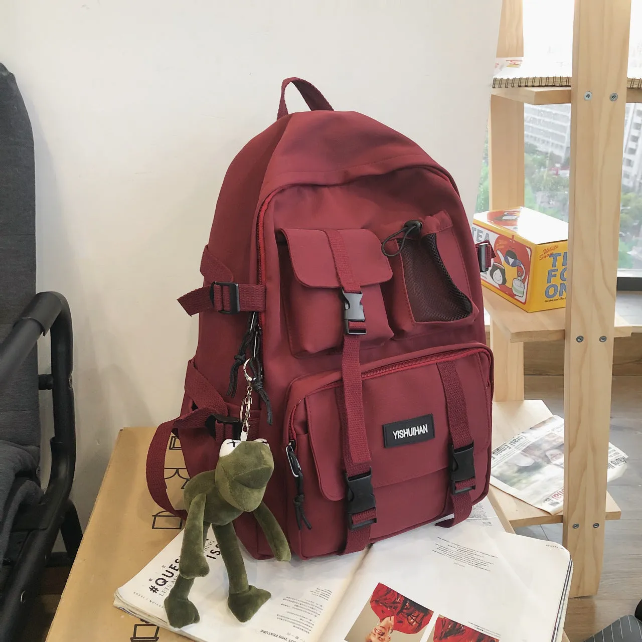 Women's & Men's & Korean Large Capacity Junior High Backpacks