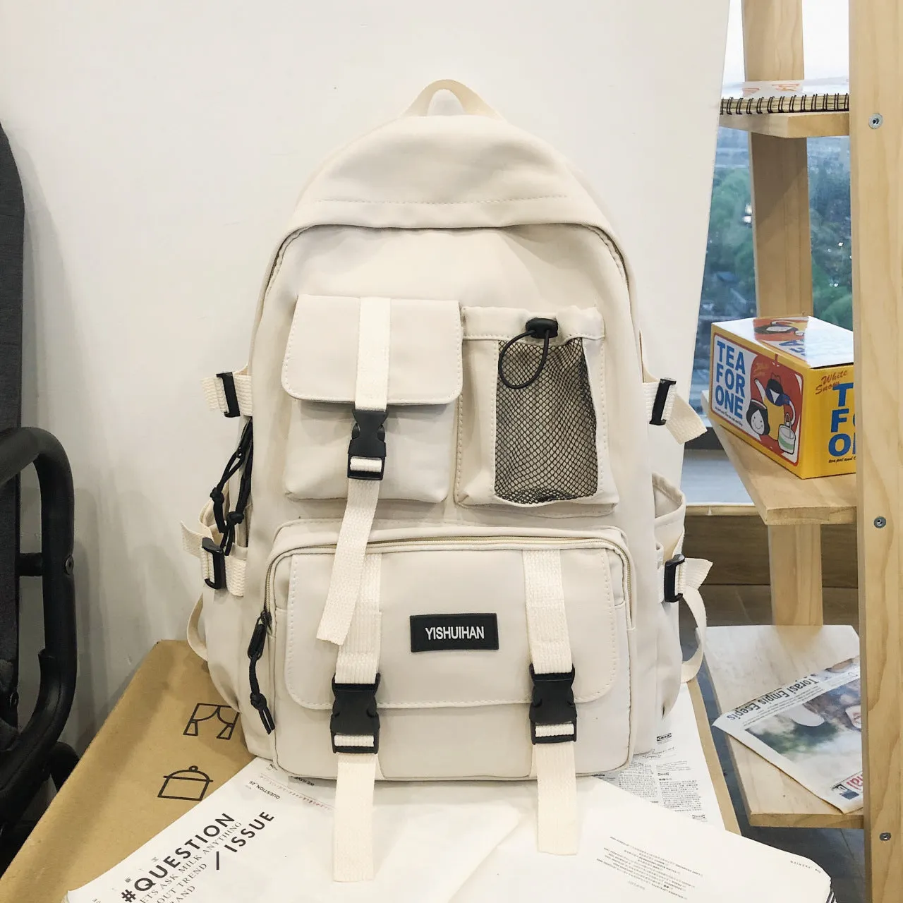 Women's & Men's & Korean Large Capacity Junior High Backpacks