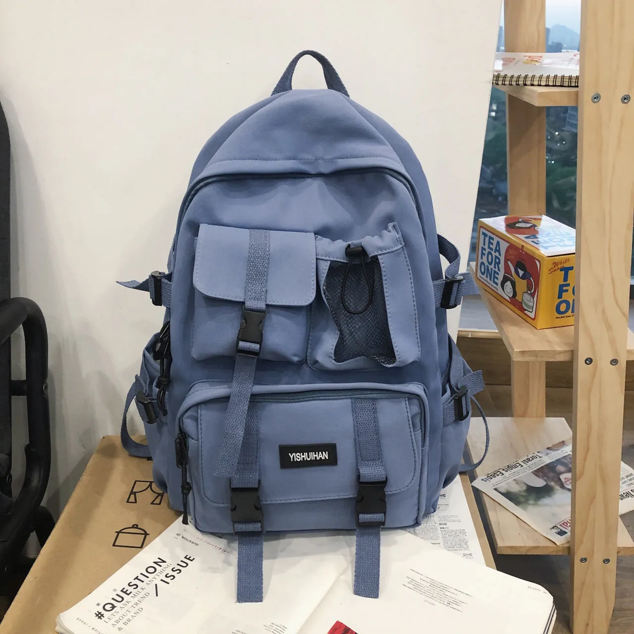 Women's & Men's & Korean Large Capacity Junior High Backpacks