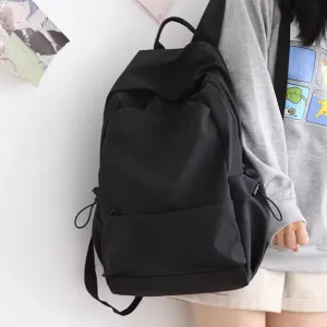 Women's & Men's & Korean Style Waterproof Solid Color High Backpacks