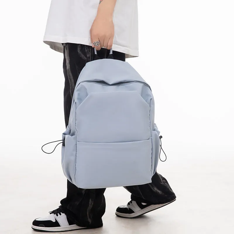 Women's & Men's & Korean Style Waterproof Solid Color High Backpacks