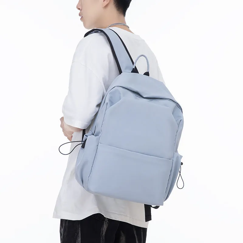 Women's & Men's & Korean Style Waterproof Solid Color High Backpacks