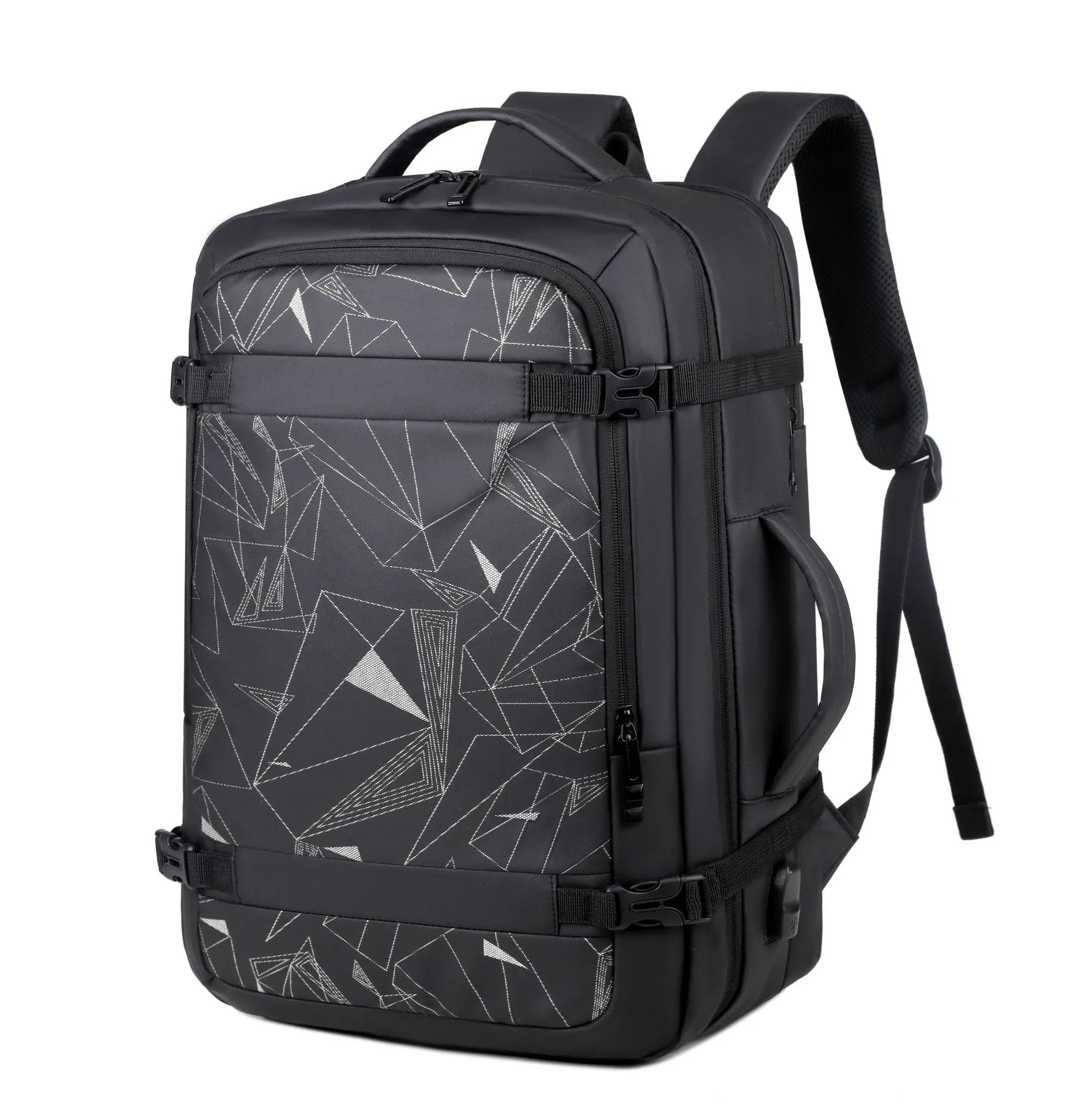 Women's & Men's & Large Capacity Expansion Extended Charging Backpacks