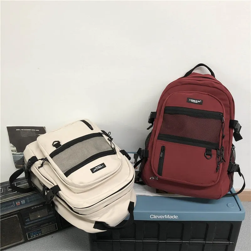 Women's & Men's & Large Capacity Fashion Junior High Backpacks