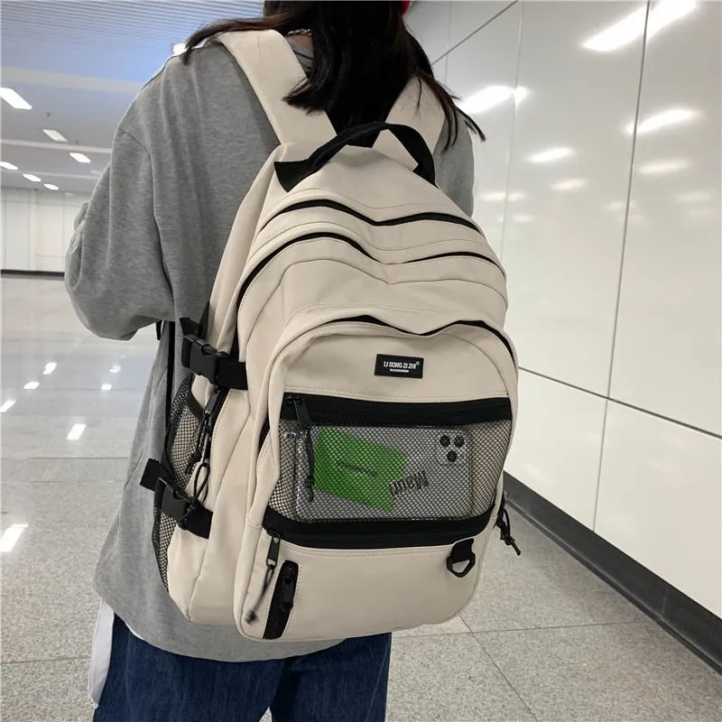 Women's & Men's & Large Capacity Fashion Junior High Backpacks