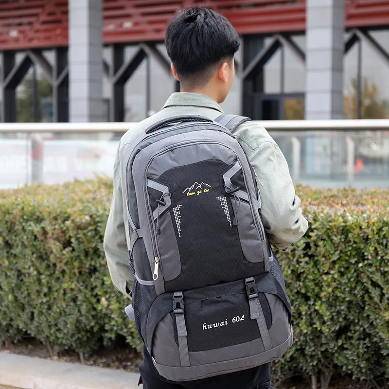 Women's & Men's & Large Capacity Waterproof Nylon Traveling Backpacks