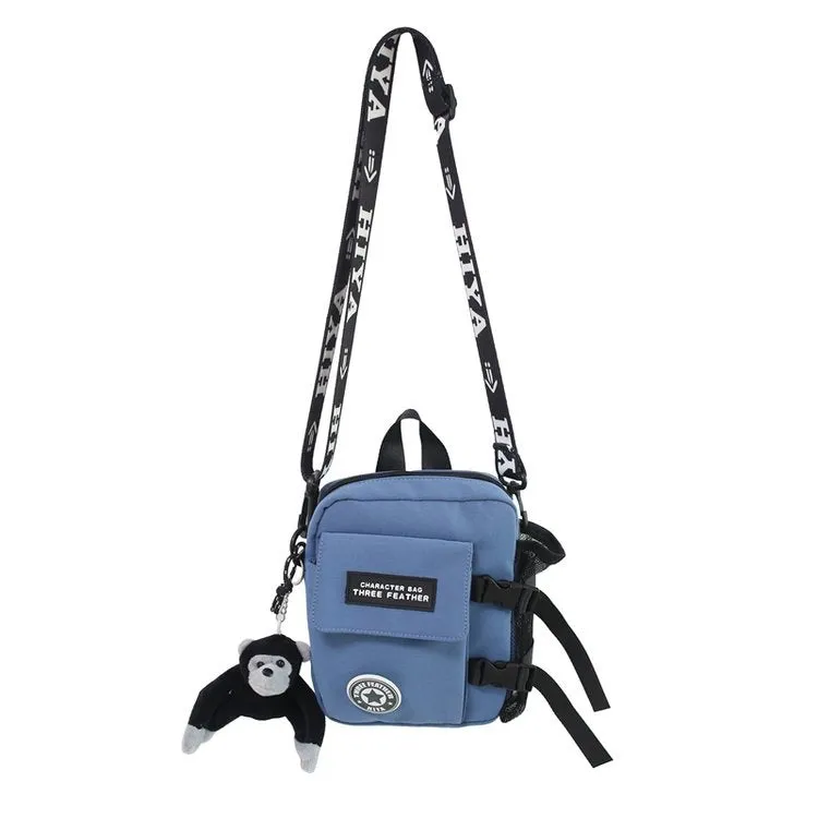 Women's & Men's & Trendy Cool Neutral Nylon Style Crossbody Bags