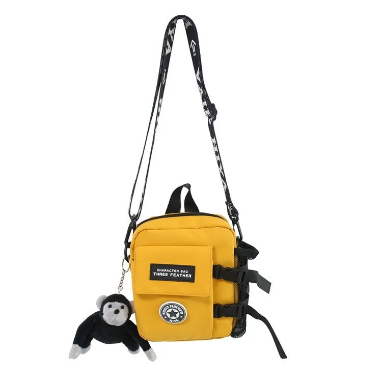 Women's & Men's & Trendy Cool Neutral Nylon Style Crossbody Bags