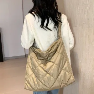 Women's & Men's & Trendy Down Cotton Large Capacity Bags