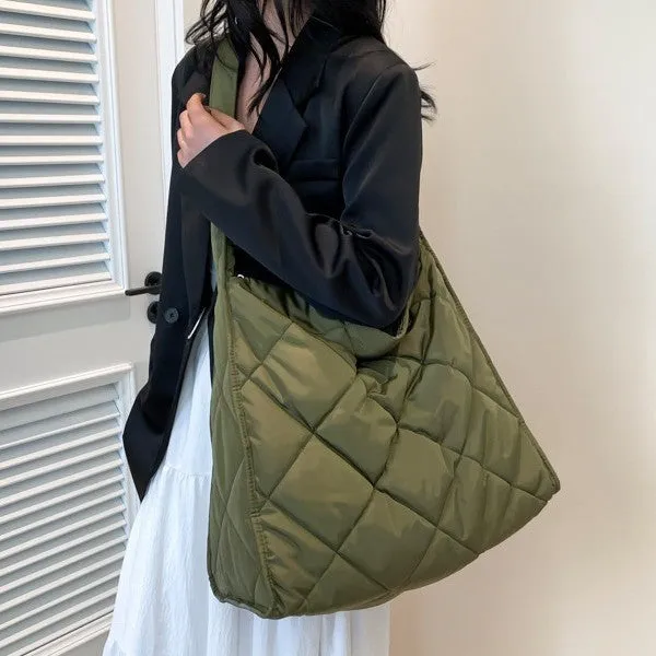 Women's & Men's & Trendy Down Cotton Large Capacity Bags