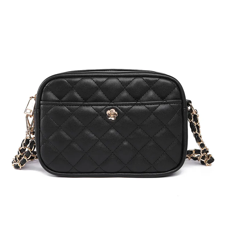 Women's & Men's Creative Trendy Diamond Plaid Chain Crossbody Bags