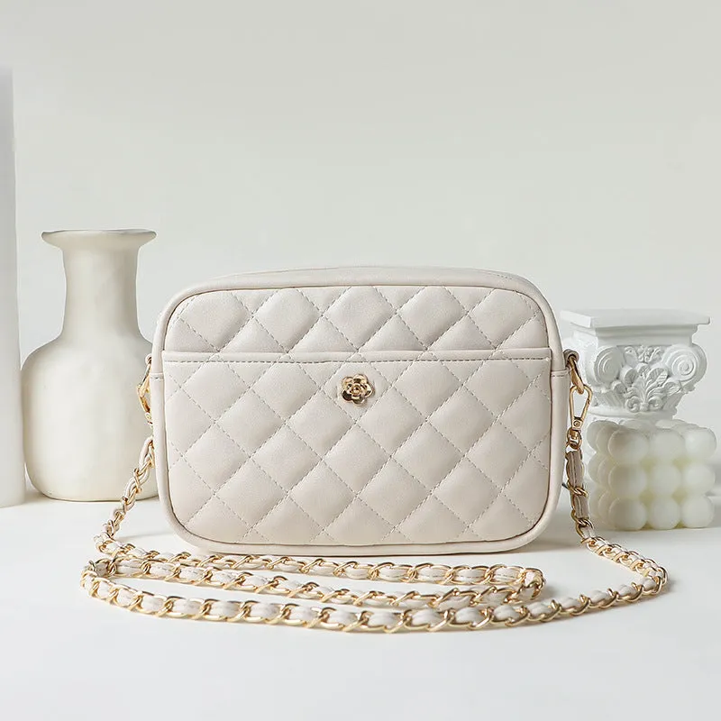 Women's & Men's Creative Trendy Diamond Plaid Chain Crossbody Bags
