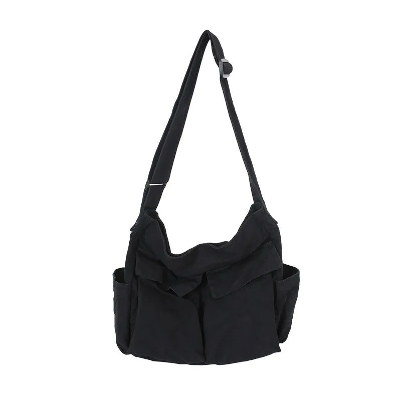 Women's & Men's Tooling Style Canvas For Class Street Crossbody Bags