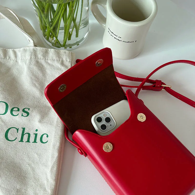 Women's & Men's Vertical Change And Mobile Simple Box Retro High Crossbody Bags