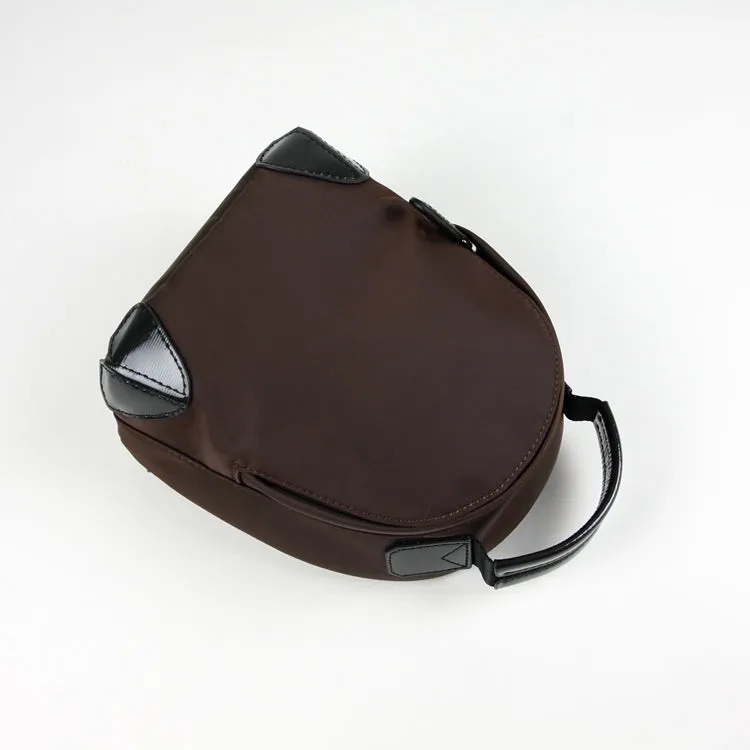 Womens Nylon Small Backpack Purse Wine Convertible Crossbody Bag Nylon Backpack Shoulder Bag for Ladies