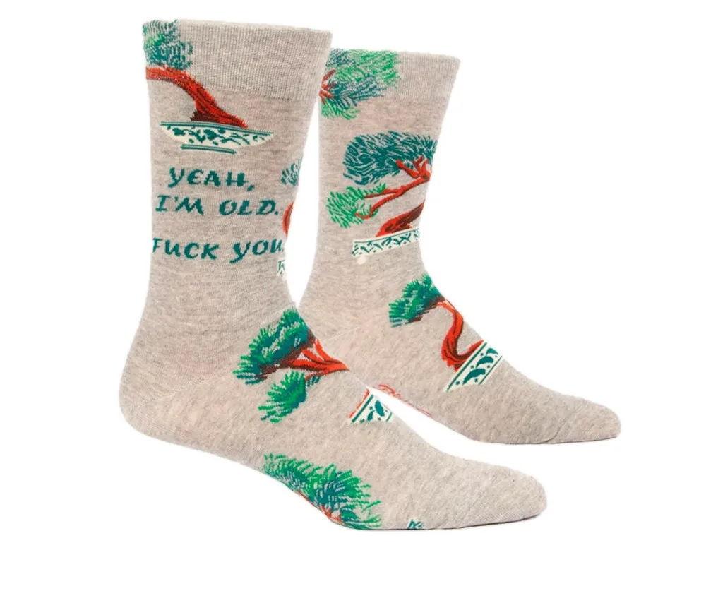 Yeah, I'm Old M-Crew Socks