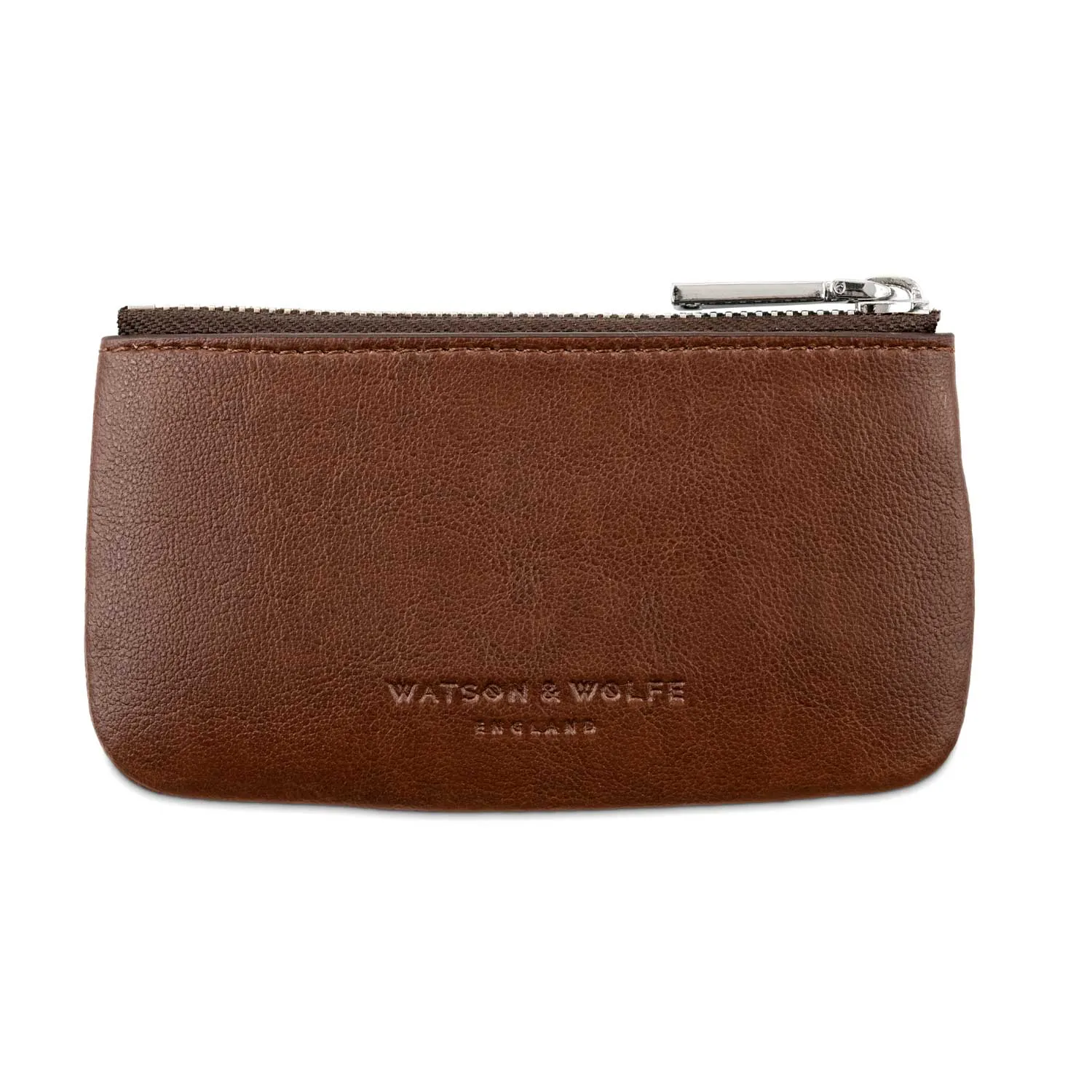 Zipped Vegan Leather RFID Protective Card, Coin & Key Case | Oakbark